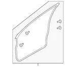 Genuine Nissan Surround Weather-strip 80831-1AA0A. Fixed Price $224.92.