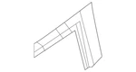 Genuine Nissan Door Shell Seal 90821-1PA2A. Fixed Price $27.99.
