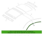 3G8-854-544-D Frame Seal 19-23 Volkswagen Arteon Roof Molding Oem. Fixed Price $110.00.