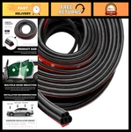 Universal Car Door Weatherstrip Seal - 68.9FT Double Layer Soundproofing Rubber. Fixed Price $29.69.