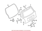 Genuine Oem Hatch Seal For Mini 51767375849. Fixed Price $136.14.