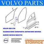 Volvo S60 V70 Front Right Turn Door Gasket New Origin 8663774 3064. Fixed Price $156.67.