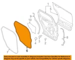 Ford Oem 15-16 Edge Rear Door-weatherstrip Seal Right FT4Z5825324A. Fixed Price $91.05.