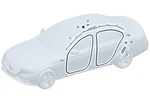 Genuine Mercedes-benz Edge Guard 206-697-02-00. Fixed Price $91.25.