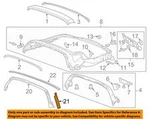 Gm Oem 14-19 Corvette Roof Components-weatherstrip Retainer 23467677. Fixed Price $29.24.