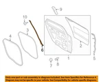 Ford Oem 13-20 Mkz Door Components-rear W'strip DP5Z5428125A. Fixed Price $19.43.