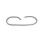 Genuine Mopar Door Opening Weatherstrip 55112355AC. Fixed Price $135.72.