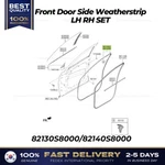 Genuine Front Door Side Weatherstrip Lh Set For Hyundai Palisade. Fixed Price $109.00.