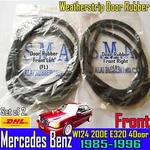For Mercedes Benz W124 200E E320 Weatherstrip Door Rubber Seal Set Front 85-96. Fixed Price $154.69.
