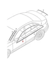 Genuine Audi Window Slot Seal With Trim Strip Black-glossy 8W0853283DT94. Fixed Price $259.29.