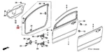 New Genuine Honda Civic Front Door Left Driver Weatherstrip Seal Oe 72350SVA305. Fixed Price $117.74.