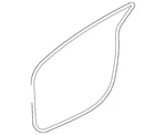 Genuine Mitsubishi Body Weather-strip 5725A149. Fixed Price $199.33.