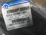 Chrysler Seal Quarter Panel 05029174AD New Oem. Fixed Price $19.42.