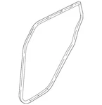 Genuine Nissan Body Weather-strip 76923-6MA0A. Fixed Price $139.70.