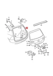 Genuine Gasket For Flap Rear Vw Touareg 7P6827705A. Fixed Price $210.13.