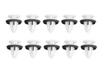 Set Of 10 Fastener Clips - Inner Door Panel Oem 0119887678 For Mercedes. Fixed Price $19.98.