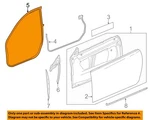 Gm Oem 15-19 Ats Door Components-w'strip Body 84160280. Fixed Price $714.13.