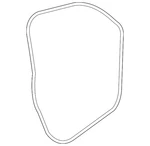 Genuine Volkswagen Surround Weather-strip 3CM-837-701-5AP. Fixed Price $39.13.