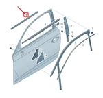 New Audi A3 Sportback Front Left Inner Window Slot Seal 8V5837479 No Duty. Fixed Price $79.25.