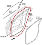 Genuine New Front Door Side Rh Weatherstrip Assy Suits Kia Sportage 2016-2018. Fixed Price $78.98.