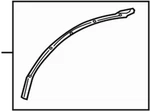 67888-78010 Toyota Weatherstrip, Rear Door, NO.2 Lh 6788878010, New Genuine Oem. Fixed Price $44.57.