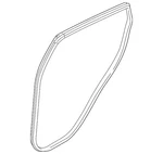Genuine Ford Weather-strip On Body BE8Z-5425325-A. Fixed Price $122.51.