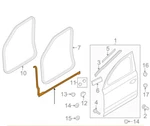 New Audi A8 D4 Front Left Outer Door Seal 4H0837717B Oem No Duty. Fixed Price $106.44.