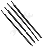 Apdty 154576 Door Window Rubber Felt Dew Wipe Sweep Weatherstrip Seal Kit 4-PCS. Fixed Price $55.33.