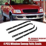 4 Pcs Inner Outer Weatherstrip Window Sweep Felts Seals Ford F150 F250 F350. Fixed Price $65.04.