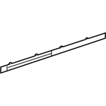 New Genuine Mercedes-benz Lower Weather-strip 2046903962 Oem. Fixed Price $51.46.