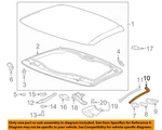 Gm Oem 17-19 Corvette Removable Top Components-upper W'strip 84007387. Fixed Price $176.52.