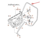 New Audi A3 Rear Interior Door Seal 8P4833721A6V9 Genuine. Fixed Price $124.10.