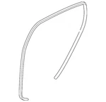 Genuine Hyundai 2012-2017 Accent Weather-strip On Body 83110-1R200-4X. Fixed Price $125.77.