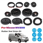Door Rubber Seal Strips Weather Draft Wind Noise Reduction Trim For Nissan NV200. Fixed Price $56.70.