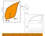 Lexus Toyota Oem Front Door-weatherstrip Seal Left 678620E030. Fixed Price $217.22.