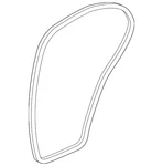 Genuine Volkswagen Weatherstrip 5C6-867-913-J-9B9. Fixed Price $272.78.