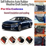 Door Rubber Seal Strips Weather Draft Wind Noise Reduction Kit For Kia Cadenza. Fixed Price $59.98.