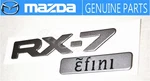 Mazda RX-7 FD3S Efini Genuine Rear Badge Emblem Rare Item Jdm. Fixed Price $72.00.