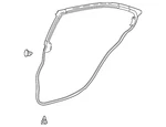 Genuine Lexus Surround Weather-strip 67872-53050. Fixed Price $198.92.