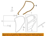Gm Oem 07-11 Aveo Rear Door Components-surround W'strip 96462695. Fixed Price $38.26.