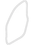 Genuine Bmw Surround Weather-strip 51-33-7-300-242. Fixed Price $173.99.