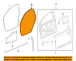 Gm Oem 13-19 Xts Front Components-door W'strip 20864647. Fixed Price $515.36.