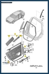 Audi 2016-2018 A7 Hatch Seal 4G8827705A. Fixed Price $189.62.