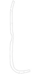 Genuine Mercedes-benz Rail 209-727-02-35. Fixed Price $18.05.