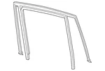 Genuine Volkswagen Run Weather-strip 3CN-839-440-A-5AP. Fixed Price $165.09.