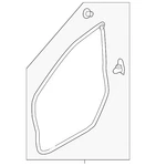 Genuine Subaru Door Weather-strip 63511FJ010. Fixed Price $94.51.