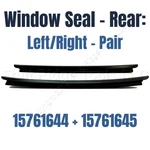Pair Gm Oem Outer Rear Window Glass Sealing Weather Strip Trim 15761644+15761645. Fixed Price $44.15.