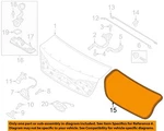 Hyundai Oem 15-16 Sonata Trunk Lid-weatherstrip Seal 87321C1000. Fixed Price $94.61.