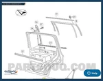 2009-2017 Volkswagen Tiguan Door Seal 5N0839702A 5AP. Fixed Price $89.55.