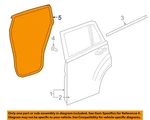 Chrysler Oem 07-17 Compass Rear Components-door W'strip 5074649AE. Fixed Price $178.46.